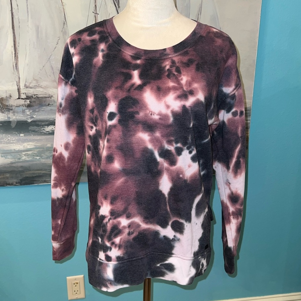 MNY Marc New York Tie-Dyed Fleece Sweatshirt, Small